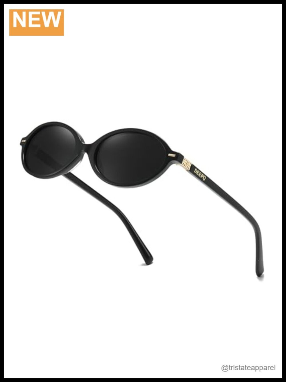 Unbranded Polarized Round Sunglasses with UV400 Lens Lightweight Acetate Retro
